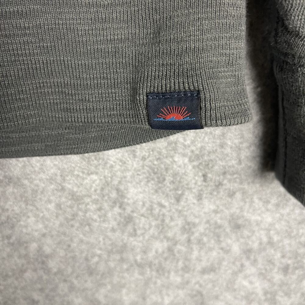 Faherty Sunwashed Slub Hoodie Mens Large Gray Organic Cotton Lightweight Eco - Picture 4 of 14